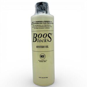 Boos Block Mystery Butcher Block Oil for Wood Cutting Boards Countertops 16 oz